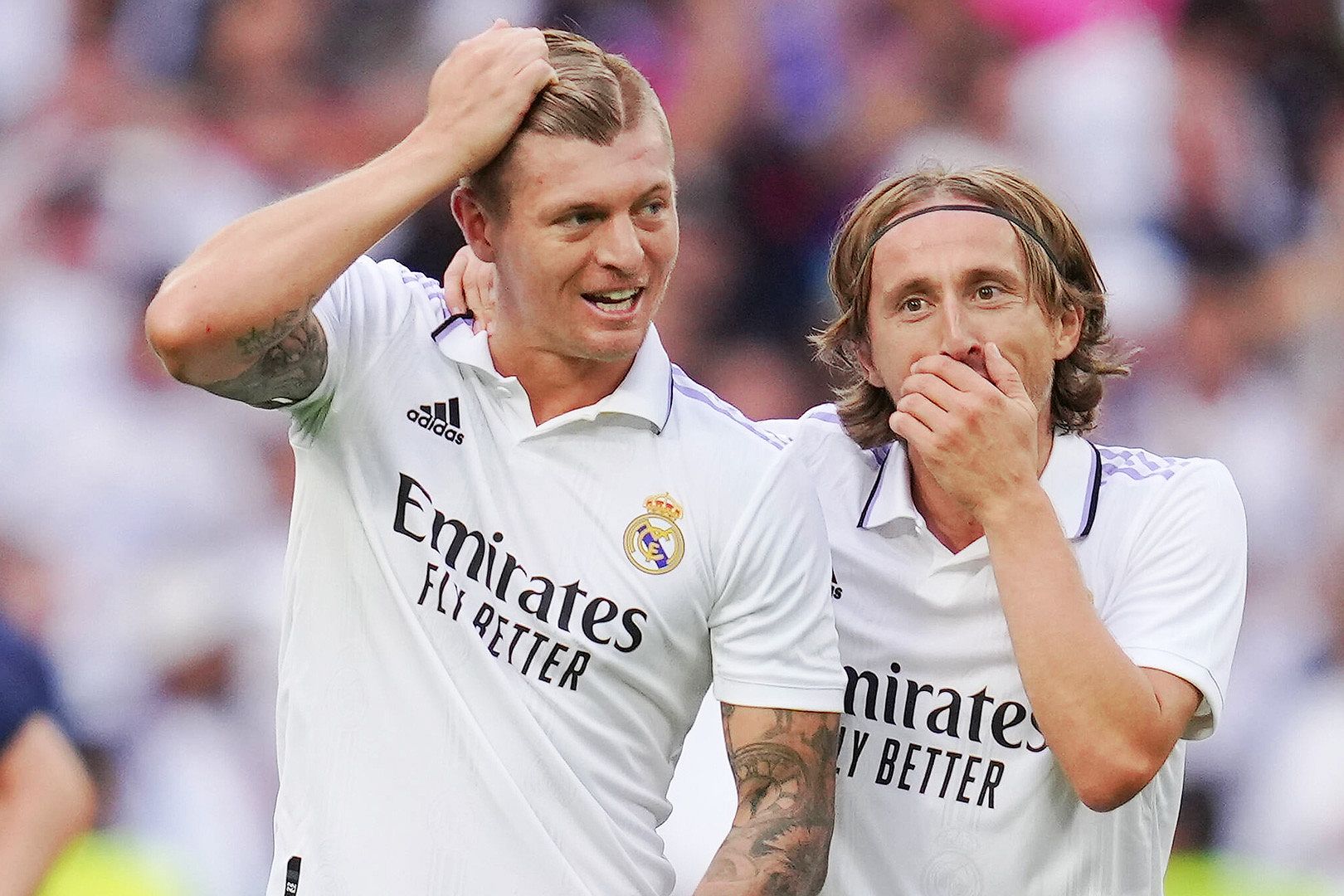 Luka Modric và Toni Kroos có vai trò ngày càng nhỏ ở Real Madrid