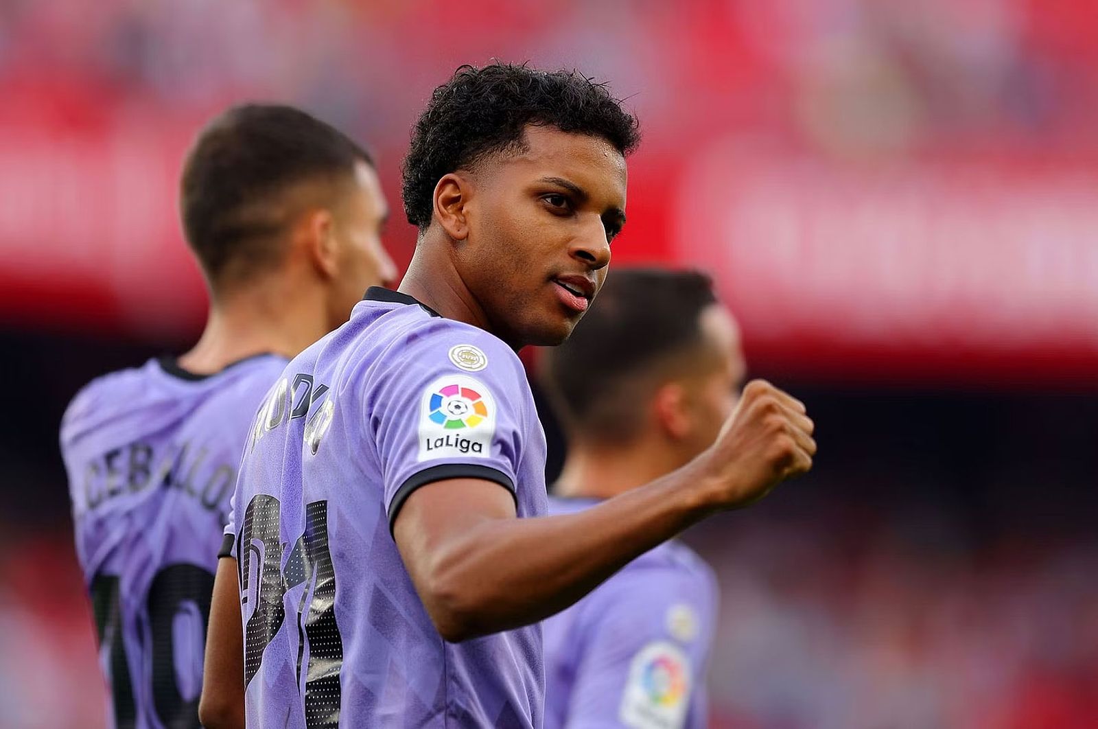 Rodrygo trong màu áo Real Madrid