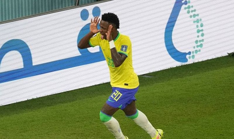 Vinicius Junior với đội tuyển Brazil